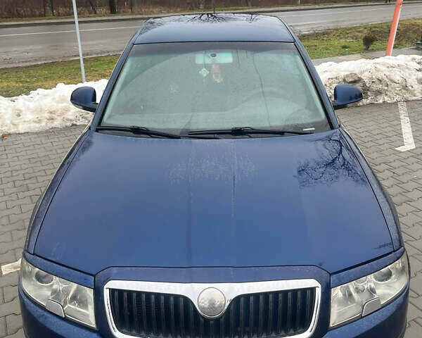 Синий Шкода Суперб, объемом двигателя 1.9 л и пробегом 414 тыс. км за 5200 $, фото 1 на Automoto.ua