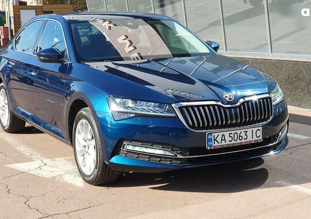 Синій Шкода Суперб, об'ємом двигуна 2 л та пробігом 78 тис. км за 33900 $, фото 1 на Automoto.ua