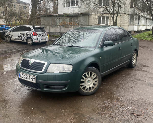 Зеленый Шкода Суперб, объемом двигателя 1.9 л и пробегом 350 тыс. км за 4500 $, фото 1 на Automoto.ua