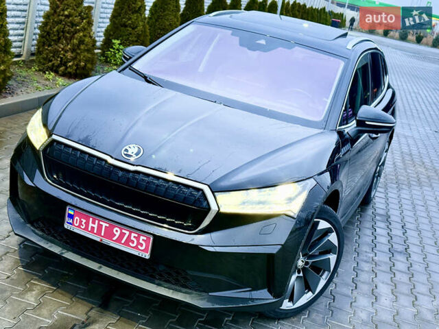 Черный Шкода Enyaq iV, объемом двигателя 0 л и пробегом 163 тыс. км за 24600 $, фото 1 на Automoto.ua