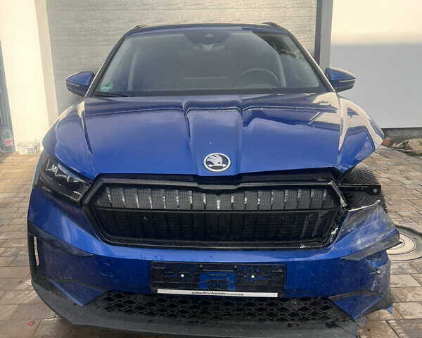 Синий Шкода Enyaq iV, объемом двигателя 0 л и пробегом 47 тыс. км за 17500 $, фото 1 на Automoto.ua