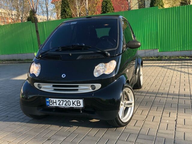 Чорний Смарт Кабріо, об'ємом двигуна 0.7 л та пробігом 125 тис. км за 3999 $, фото 1 на Automoto.ua