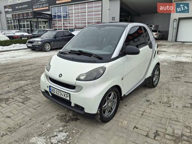 Білий Смарт Fortwo, об'ємом двигуна 1 л та пробігом 187 тис. км за 4100 $, фото 1 на Automoto.ua