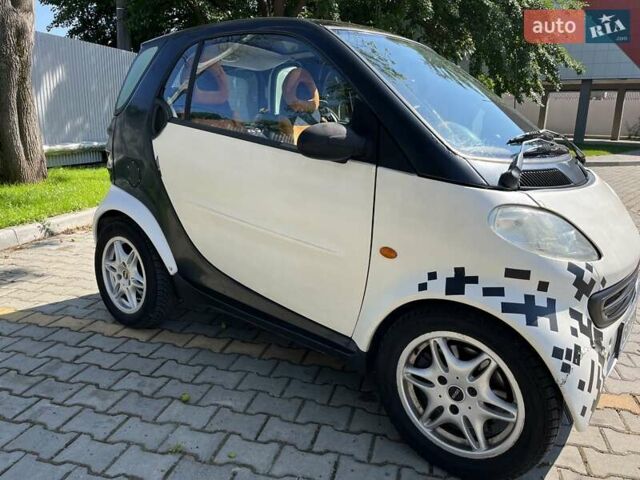 Белый Смарт Форту, объемом двигателя 0.6 л и пробегом 193 тыс. км за 3200 $, фото 1 на Automoto.ua