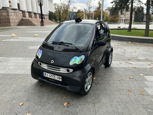 Черный Смарт Форту, объемом двигателя 0.6 л и пробегом 177 тыс. км за 3000 $, фото 1 на Automoto.ua