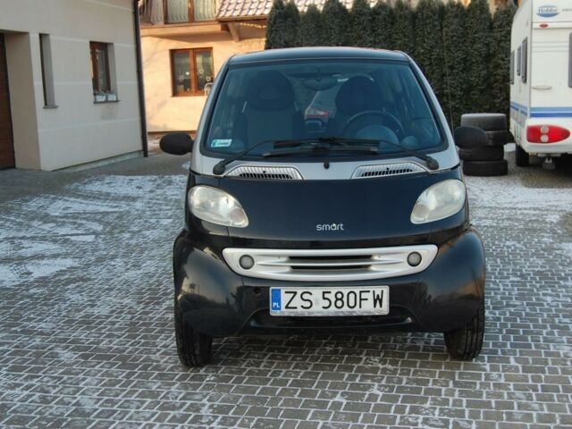 Чорний Смарт Fortwo, об'ємом двигуна 0.8 л та пробігом 235 тис. км за 1000 $, фото 1 на Automoto.ua