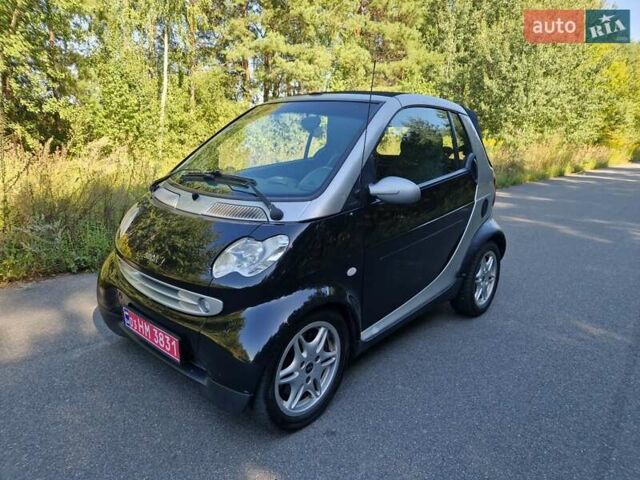 Чорний Смарт Fortwo, об'ємом двигуна 0.8 л та пробігом 216 тис. км за 3750 $, фото 1 на Automoto.ua