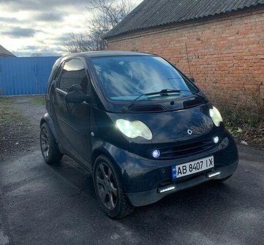 Черный Смарт Форту, объемом двигателя 0.7 л и пробегом 150 тыс. км за 3750 $, фото 1 на Automoto.ua