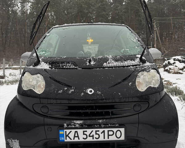 Черный Смарт Форту, объемом двигателя 0.7 л и пробегом 99 тыс. км за 4000 $, фото 1 на Automoto.ua