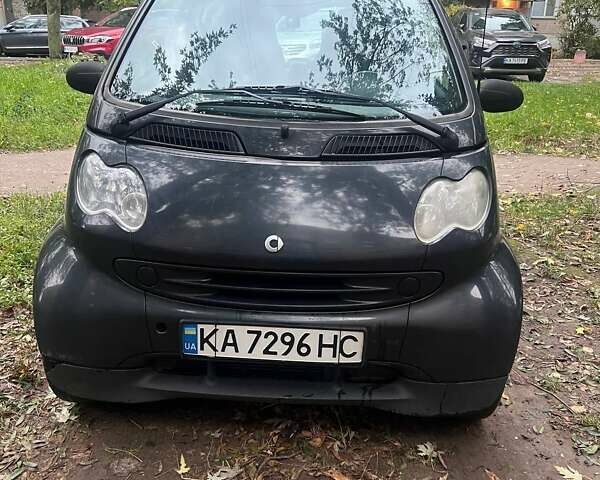 Черный Смарт Форту, объемом двигателя 0.7 л и пробегом 198 тыс. км за 4500 $, фото 1 на Automoto.ua