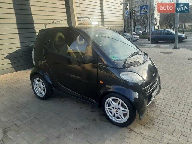 Чорний Смарт Fortwo, об'ємом двигуна 0.6 л та пробігом 223 тис. км за 3350 $, фото 1 на Automoto.ua