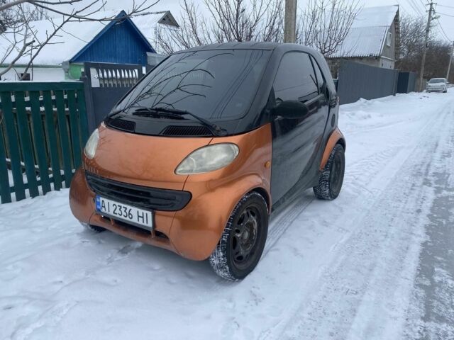 Черный Смарт Форту, объемом двигателя 0.6 л и пробегом 118 тыс. км за 2600 $, фото 1 на Automoto.ua