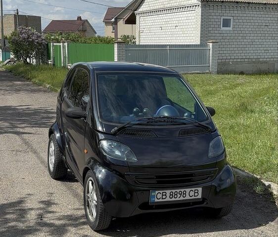 Черный Смарт Форту, объемом двигателя 0.6 л и пробегом 128 тыс. км за 2900 $, фото 1 на Automoto.ua