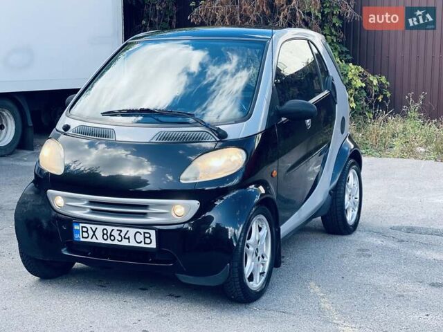 Чорний Смарт Fortwo, об'ємом двигуна 0.6 л та пробігом 155 тис. км за 2450 $, фото 1 на Automoto.ua