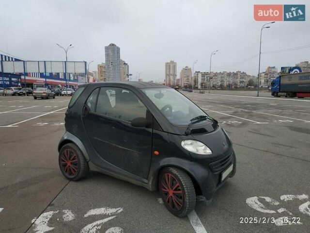 Чорний Смарт Fortwo, об'ємом двигуна 0.6 л та пробігом 170 тис. км за 2999 $, фото 1 на Automoto.ua