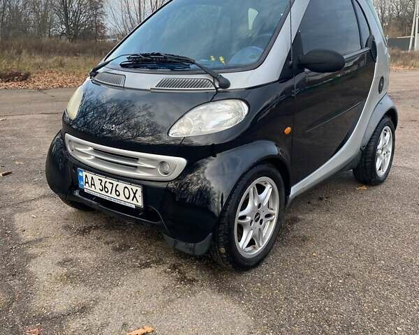Черный Смарт Форту, объемом двигателя 0.6 л и пробегом 134 тыс. км за 3300 $, фото 1 на Automoto.ua
