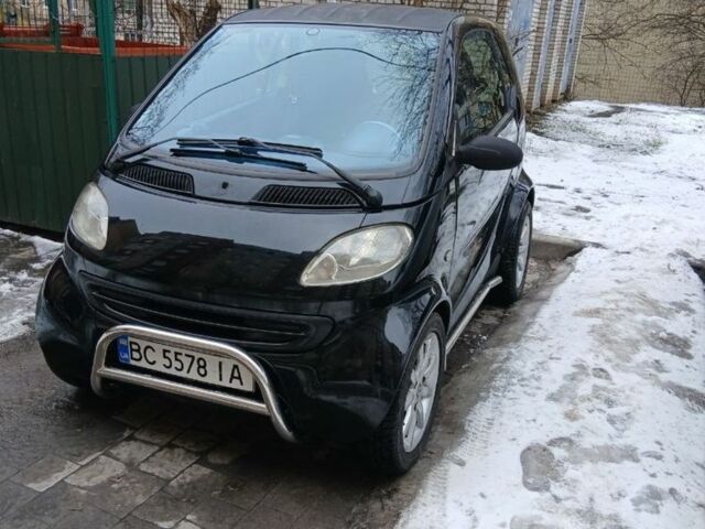 Черный Смарт Форту, объемом двигателя 0.6 л и пробегом 142 тыс. км за 2350 $, фото 1 на Automoto.ua