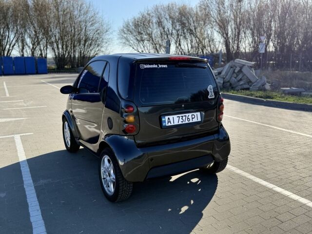 Черный Смарт Форту, объемом двигателя 0.6 л и пробегом 233 тыс. км за 3500 $, фото 1 на Automoto.ua