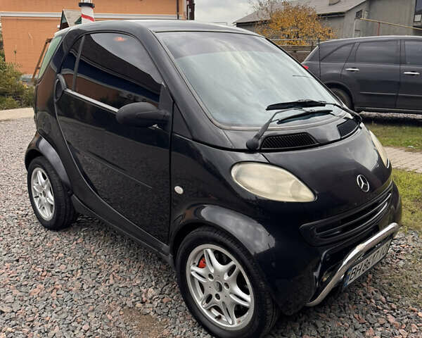 Черный Смарт Форту, объемом двигателя 0.6 л и пробегом 222 тыс. км за 2600 $, фото 1 на Automoto.ua