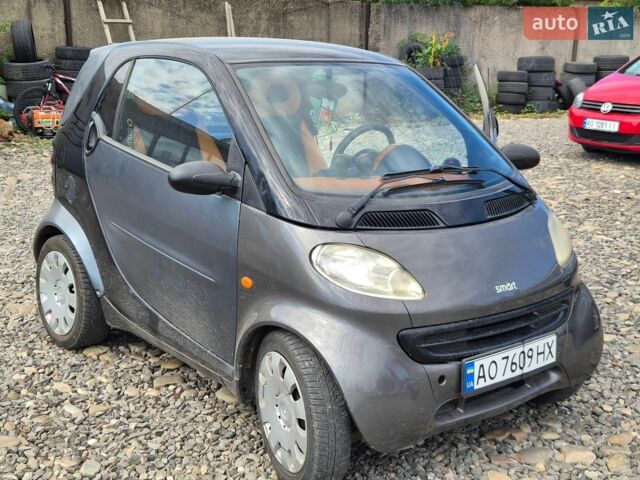 Чорний Смарт Fortwo, об'ємом двигуна 0.6 л та пробігом 199 тис. км за 1900 $, фото 1 на Automoto.ua