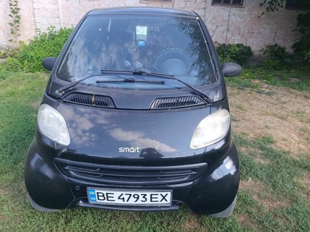 Чорний Смарт Fortwo, об'ємом двигуна 0.6 л та пробігом 222 тис. км за 2406 $, фото 1 на Automoto.ua