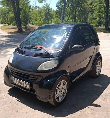 Черный Смарт Форту, объемом двигателя 0.6 л и пробегом 218 тыс. км за 1900 $, фото 1 на Automoto.ua