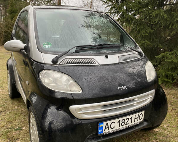Чорний Смарт Fortwo, об'ємом двигуна 0.6 л та пробігом 128 тис. км за 3200 $, фото 1 на Automoto.ua