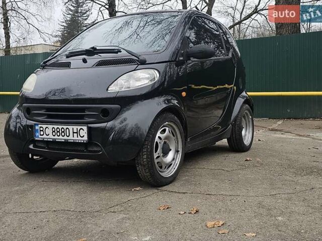Черный Смарт Форту, объемом двигателя 0.8 л и пробегом 199 тыс. км за 3150 $, фото 1 на Automoto.ua