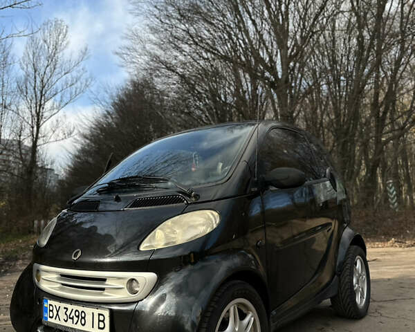 Черный Смарт Форту, объемом двигателя 0.7 л и пробегом 242 тыс. км за 3200 $, фото 1 на Automoto.ua
