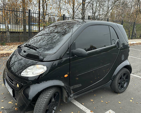 Черный Смарт Форту, объемом двигателя 0.6 л и пробегом 147 тыс. км за 3900 $, фото 1 на Automoto.ua