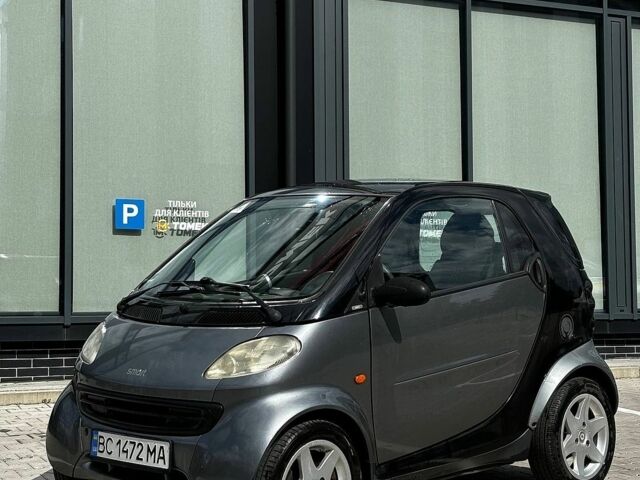 Чорний Смарт Fortwo, об'ємом двигуна 0.6 л та пробігом 245 тис. км за 2950 $, фото 1 на Automoto.ua
