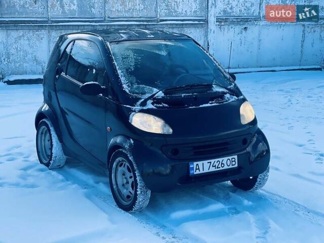 Черный Смарт Форту, объемом двигателя 0.6 л и пробегом 190 тыс. км за 2800 $, фото 1 на Automoto.ua