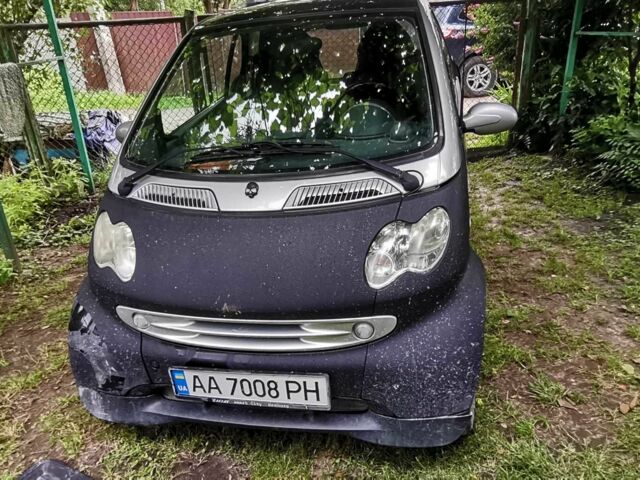 Черный Смарт Форту, объемом двигателя 0.6 л и пробегом 187 тыс. км за 2550 $, фото 1 на Automoto.ua