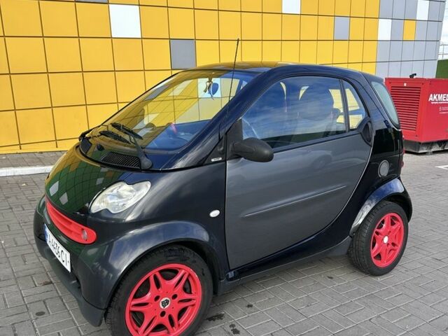 Черный Смарт Форту, объемом двигателя 0.6 л и пробегом 221 тыс. км за 3500 $, фото 1 на Automoto.ua