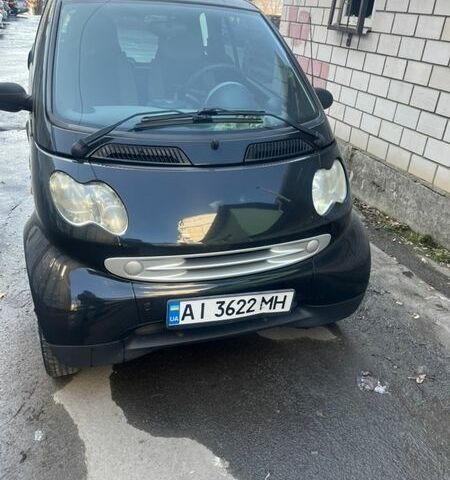 Черный Смарт Форту, объемом двигателя 0.6 л и пробегом 206 тыс. км за 2400 $, фото 1 на Automoto.ua