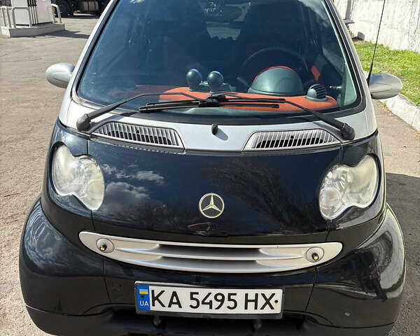 Черный Смарт Форту, объемом двигателя 0.6 л и пробегом 160 тыс. км за 3450 $, фото 1 на Automoto.ua
