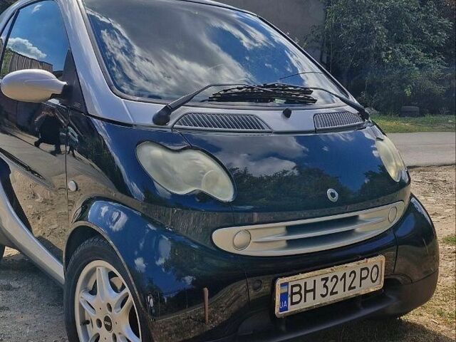 Черный Смарт Форту, объемом двигателя 0.6 л и пробегом 130 тыс. км за 3800 $, фото 1 на Automoto.ua