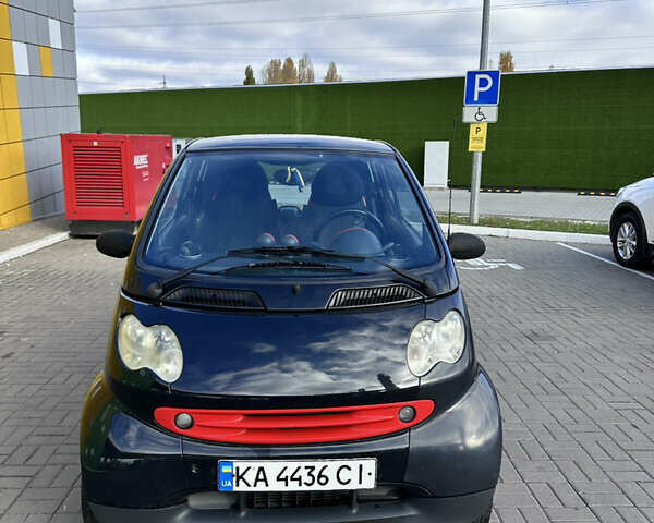 Чорний Смарт Fortwo, об'ємом двигуна 0.6 л та пробігом 221 тис. км за 3500 $, фото 1 на Automoto.ua