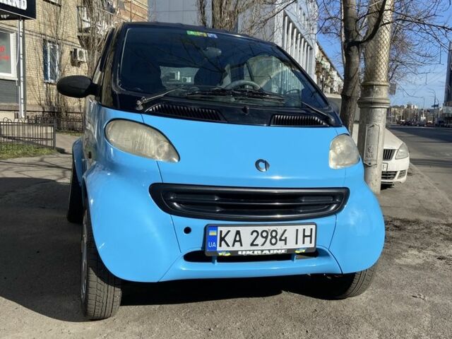 Чорний Смарт Fortwo, об'ємом двигуна 0.6 л та пробігом 220 тис. км за 2600 $, фото 1 на Automoto.ua