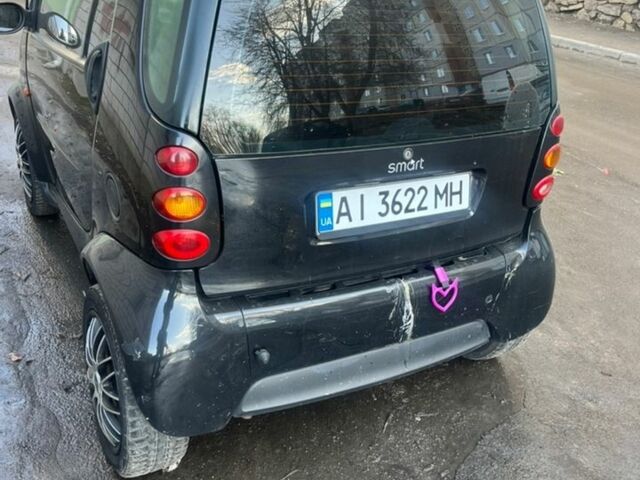 Чорний Смарт Fortwo, об'ємом двигуна 0.6 л та пробігом 206 тис. км за 2200 $, фото 1 на Automoto.ua