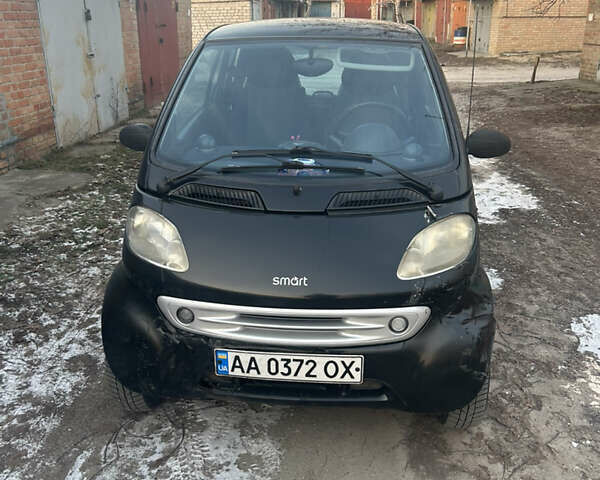 Черный Смарт Форту, объемом двигателя 0.6 л и пробегом 230 тыс. км за 1800 $, фото 1 на Automoto.ua