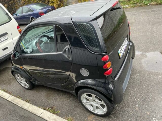 Черный Смарт Форту, объемом двигателя 0.6 л и пробегом 147 тыс. км за 1900 $, фото 1 на Automoto.ua