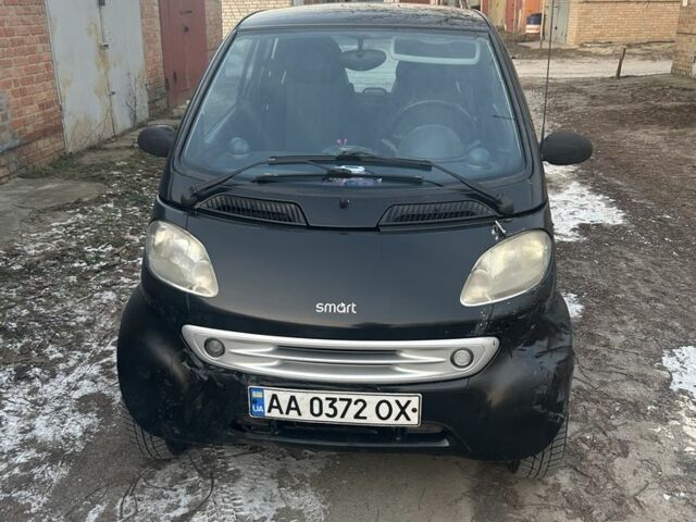 Черный Смарт Форту, объемом двигателя 0.6 л и пробегом 230 тыс. км за 1800 $, фото 1 на Automoto.ua