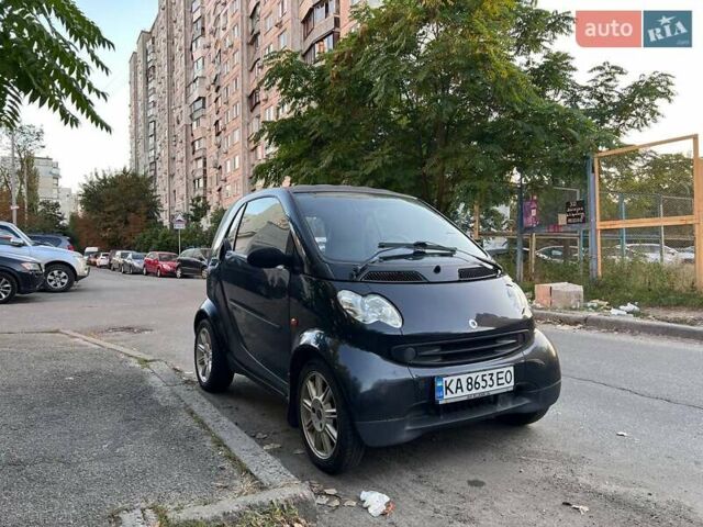 Чорний Смарт Fortwo, об'ємом двигуна 0.7 л та пробігом 164 тис. км за 3500 $, фото 1 на Automoto.ua