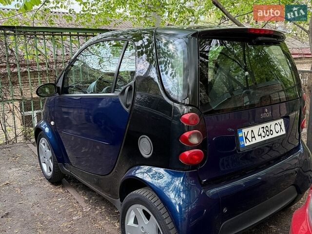 Чорний Смарт Fortwo, об'ємом двигуна 0.7 л та пробігом 192 тис. км за 3200 $, фото 1 на Automoto.ua
