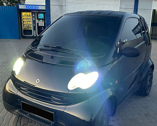 Черный Смарт Форту, объемом двигателя 0.7 л и пробегом 216 тыс. км за 3200 $, фото 1 на Automoto.ua