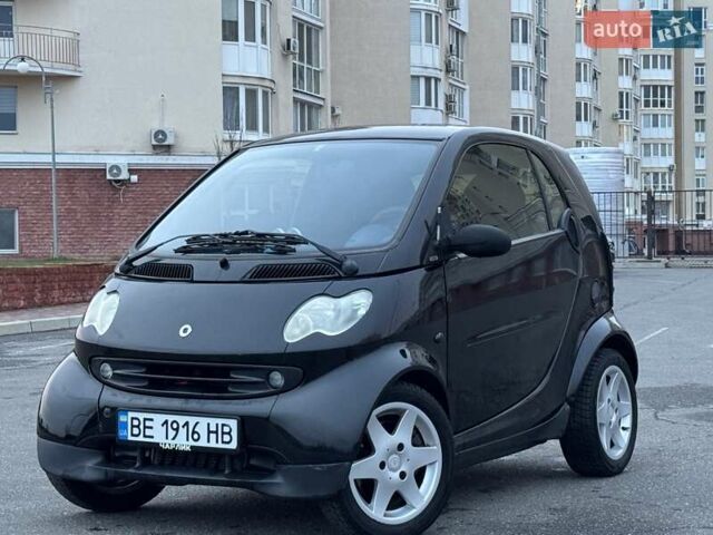 Черный Смарт Форту, объемом двигателя 0.7 л и пробегом 196 тыс. км за 3100 $, фото 1 на Automoto.ua