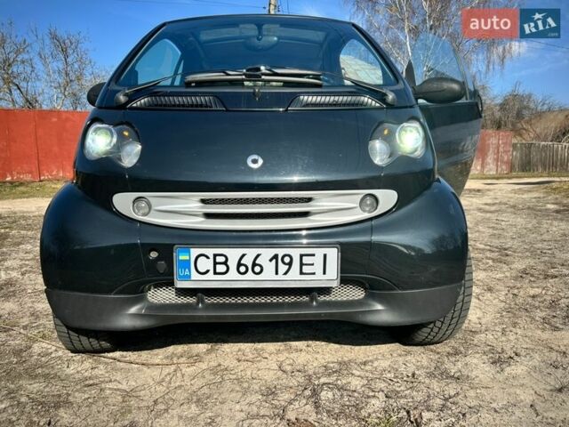 Черный Смарт Форту, объемом двигателя 0.7 л и пробегом 137 тыс. км за 3780 $, фото 1 на Automoto.ua