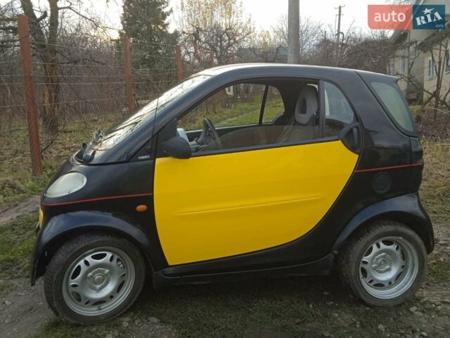 Чорний Смарт Fortwo, об'ємом двигуна 0.6 л та пробігом 196 тис. км за 2100 $, фото 1 на Automoto.ua