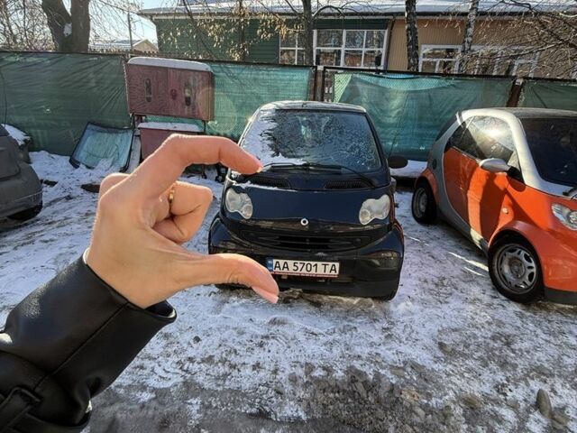 Черный Смарт Форту, объемом двигателя 0.7 л и пробегом 193 тыс. км за 2800 $, фото 1 на Automoto.ua